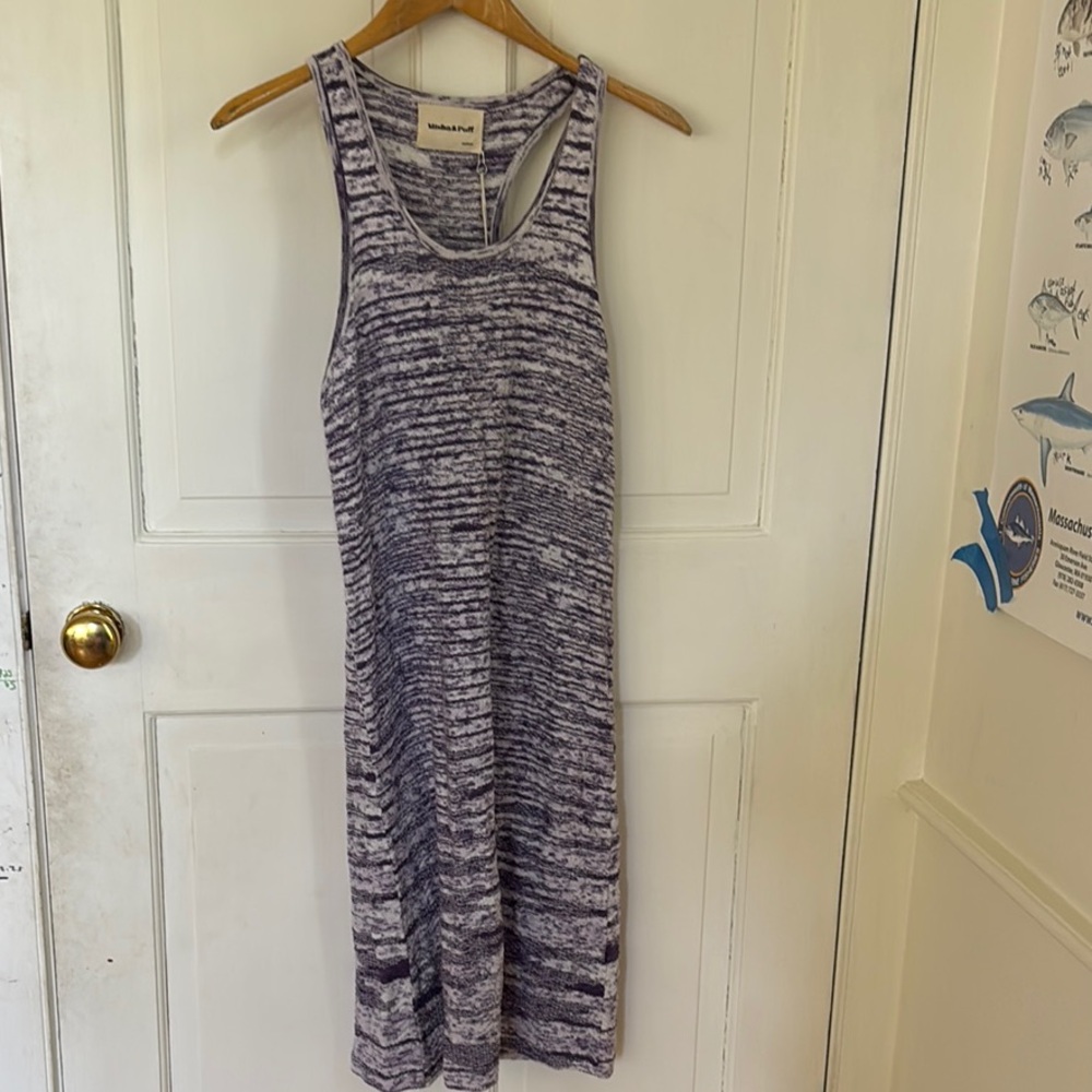 Misha and Puff NWT Adult Space Dye Chevron Tank Dress